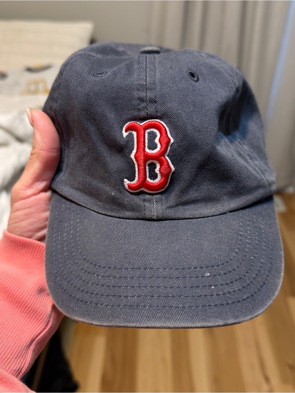 Kids Navy Baseball Cap Boston Red Sox